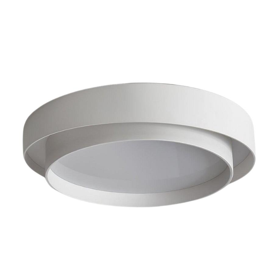 L&aacute;mpara de techo LED redonda doble moderna