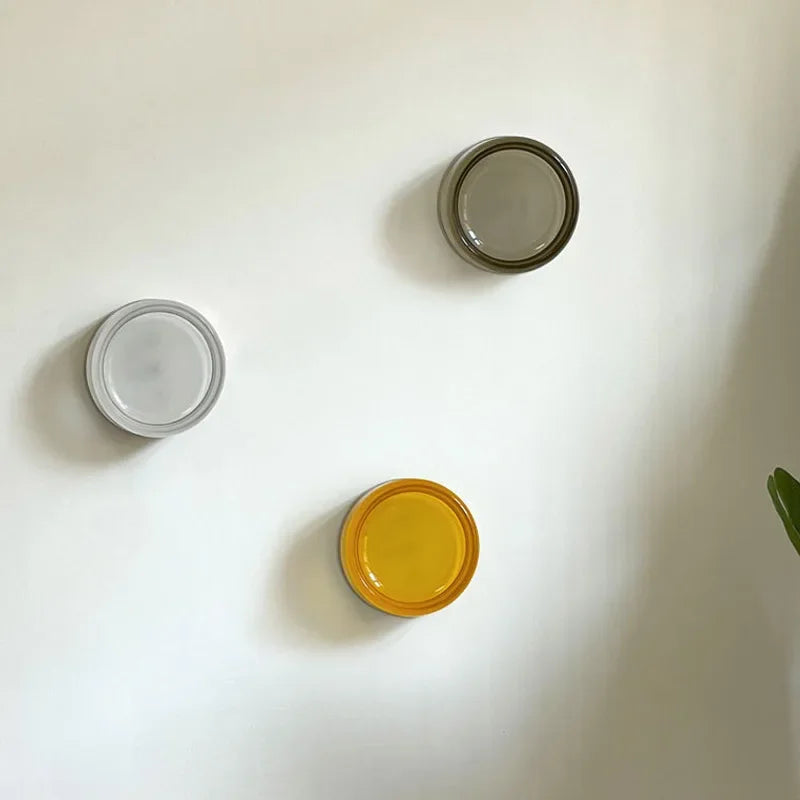 Moderne runde konkave Acryl-Wandleuchte