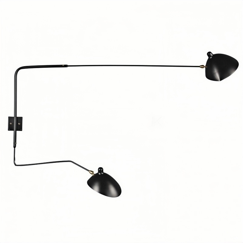 Lampada da parete creativa con braccio regolabile