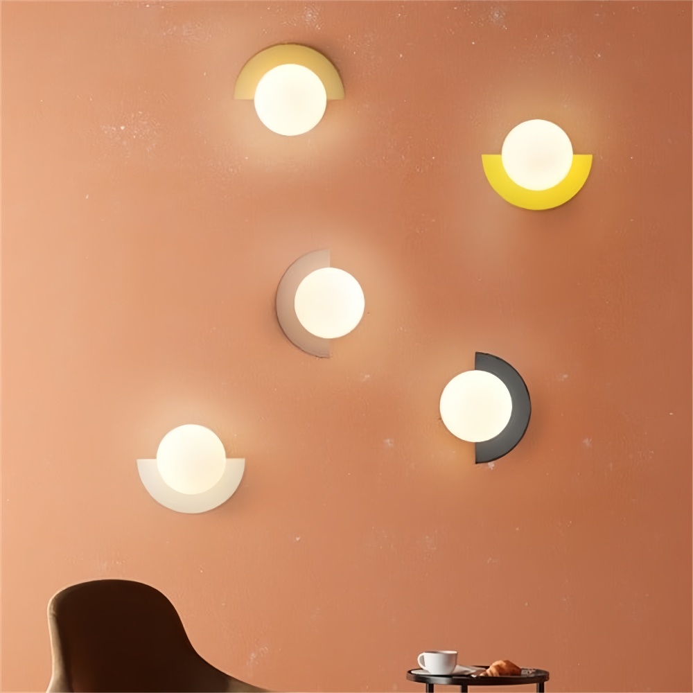 Wandleuchte &bdquo;Macaron Colourful Orb&ldquo;