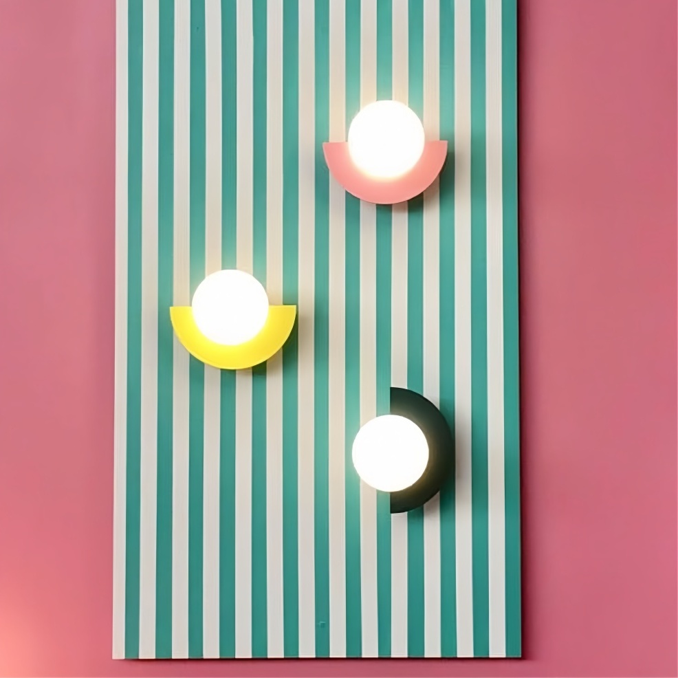 Wandleuchte &bdquo;Macaron Colourful Orb&ldquo;