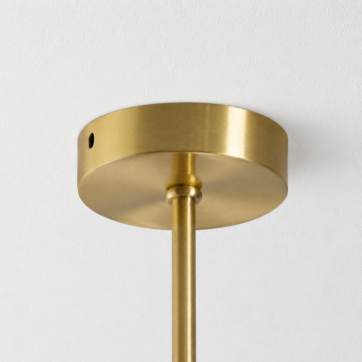 Plafonnier rond moderne en verre Bauvia, style Bauhaus &eacute;pur&eacute;, &eacute;clairage d'ambiance confortable N63